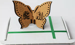 Wooden Self Stand Butterfly Allah Islamic Eid Ramadan Gift