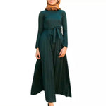 Muslim Womens Long Sleeve Islamic Maxi Dresses Abaya