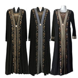 Ladies Kaftan Muslim Dress Islamic Clothing Maxi Dress